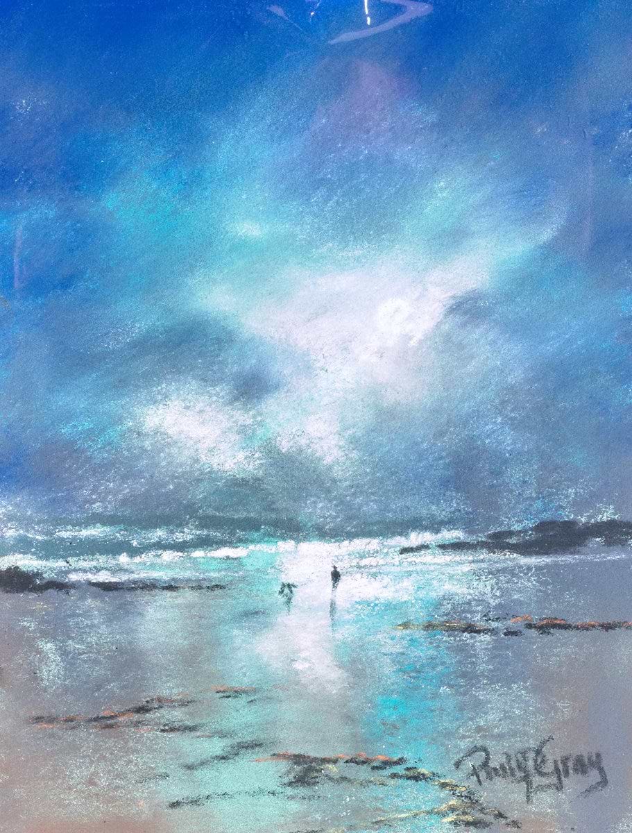 Moonlit Beach Walk II