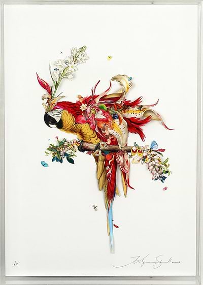 Botanical Harry Gin Bird II (Framed)