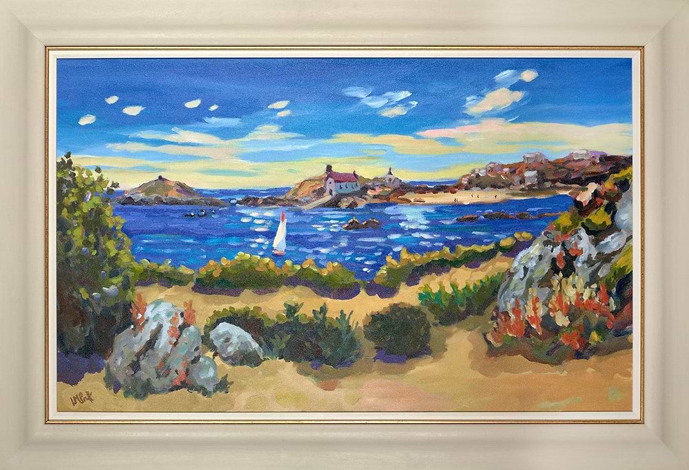 Bright Cerulean water