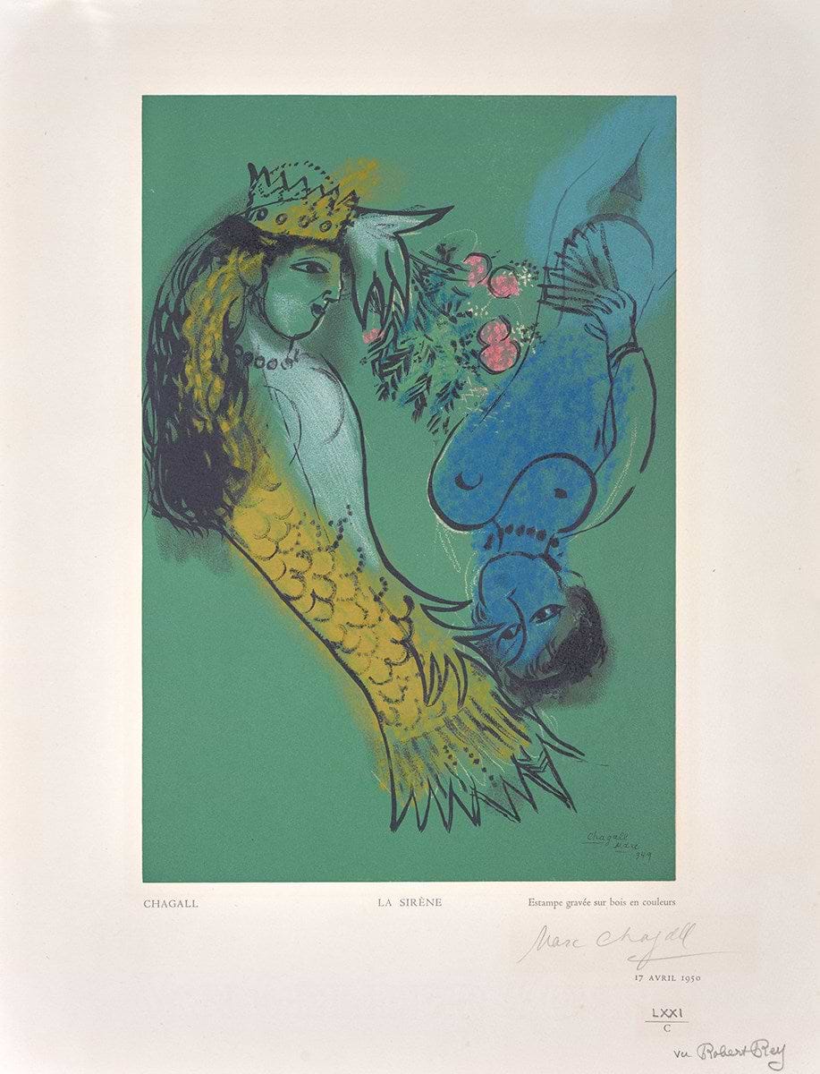 La Sirène | Marc Chagall – Clarendon Fine Art