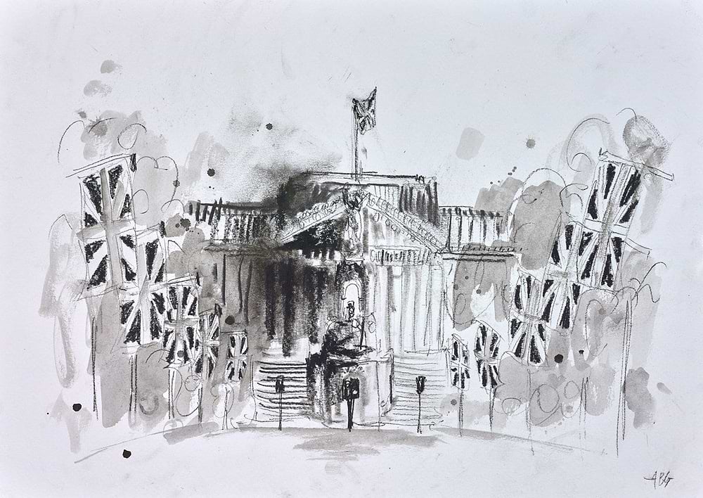 Buckingham Palace II (sketch)