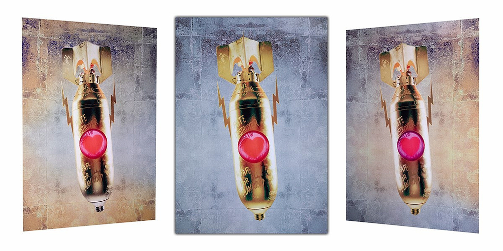 XL Love Bomb Gold / Silver