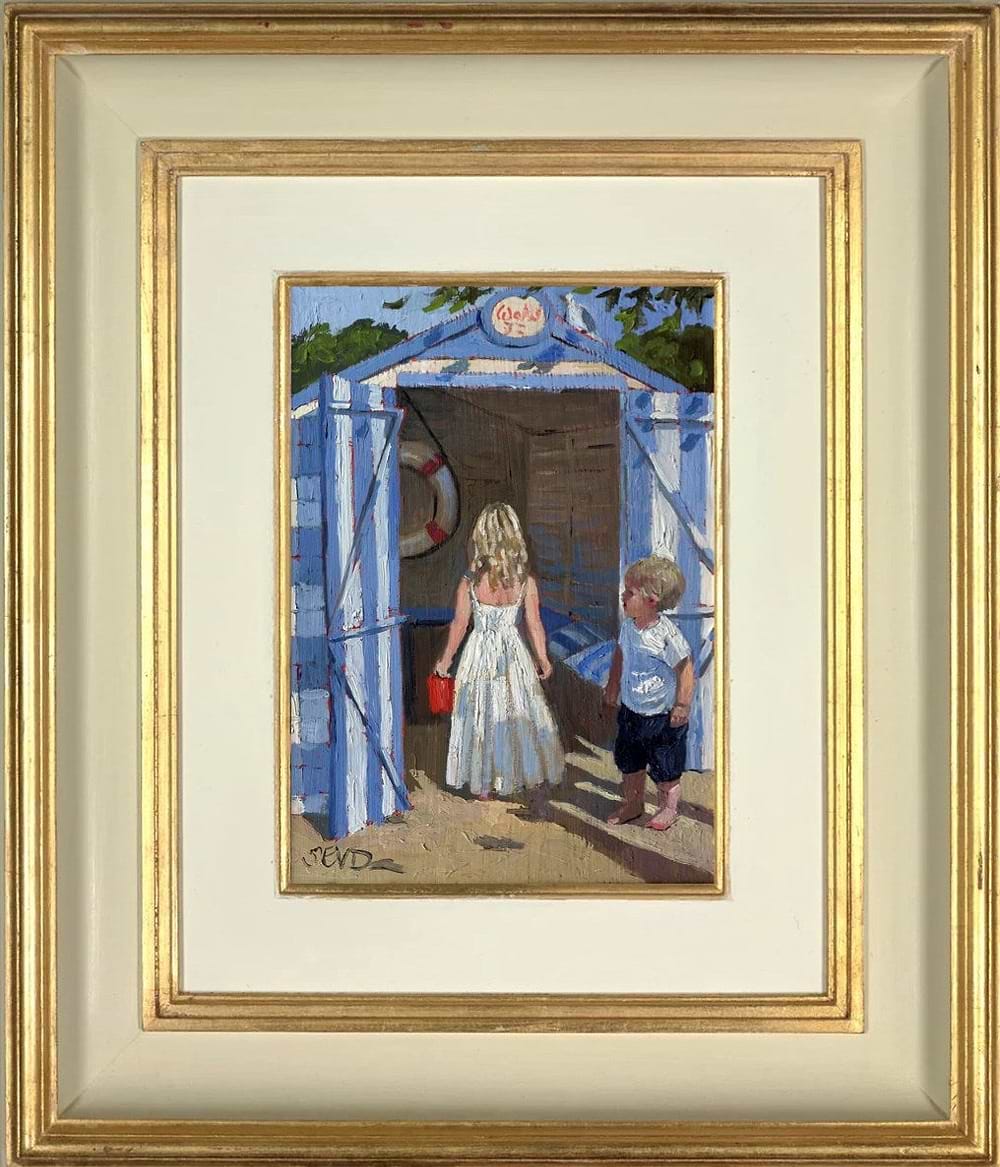 Beach Hut Adventure (Framed)