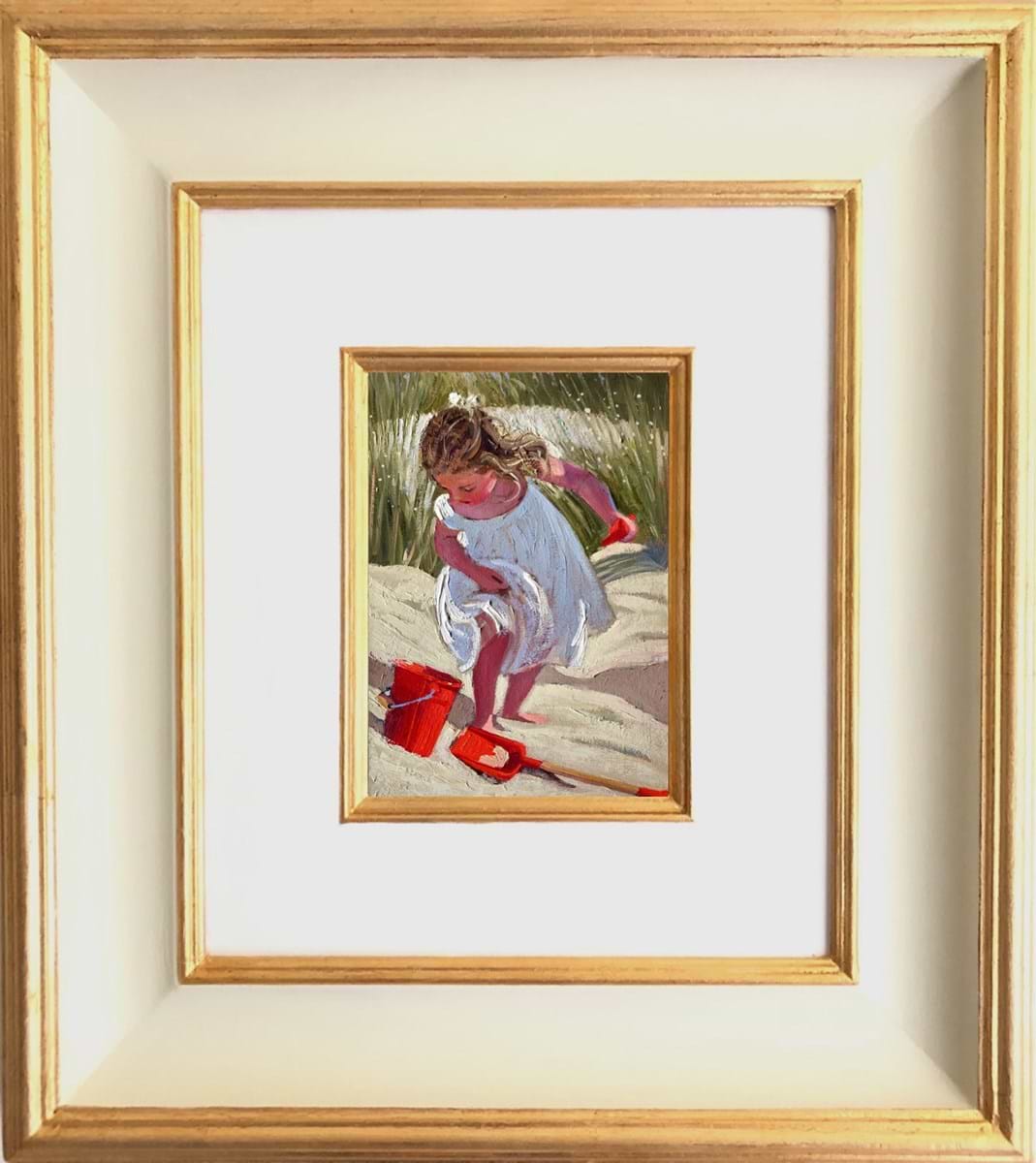 Beach Play (Framed)