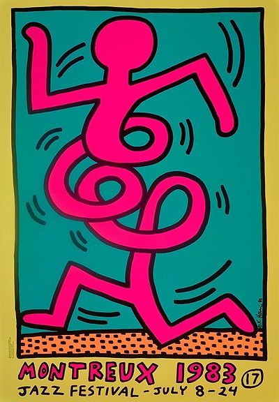 Poster for Montreux Jazz Festival (Yellow)