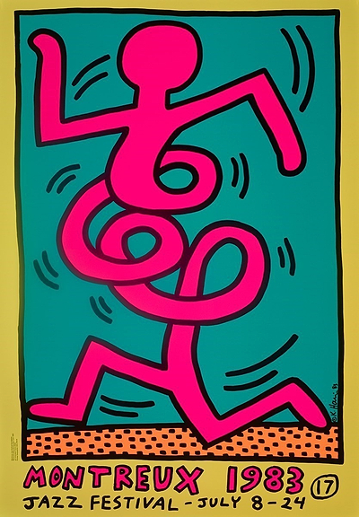 Poster for Montreux Jazz Festival (Yellow)