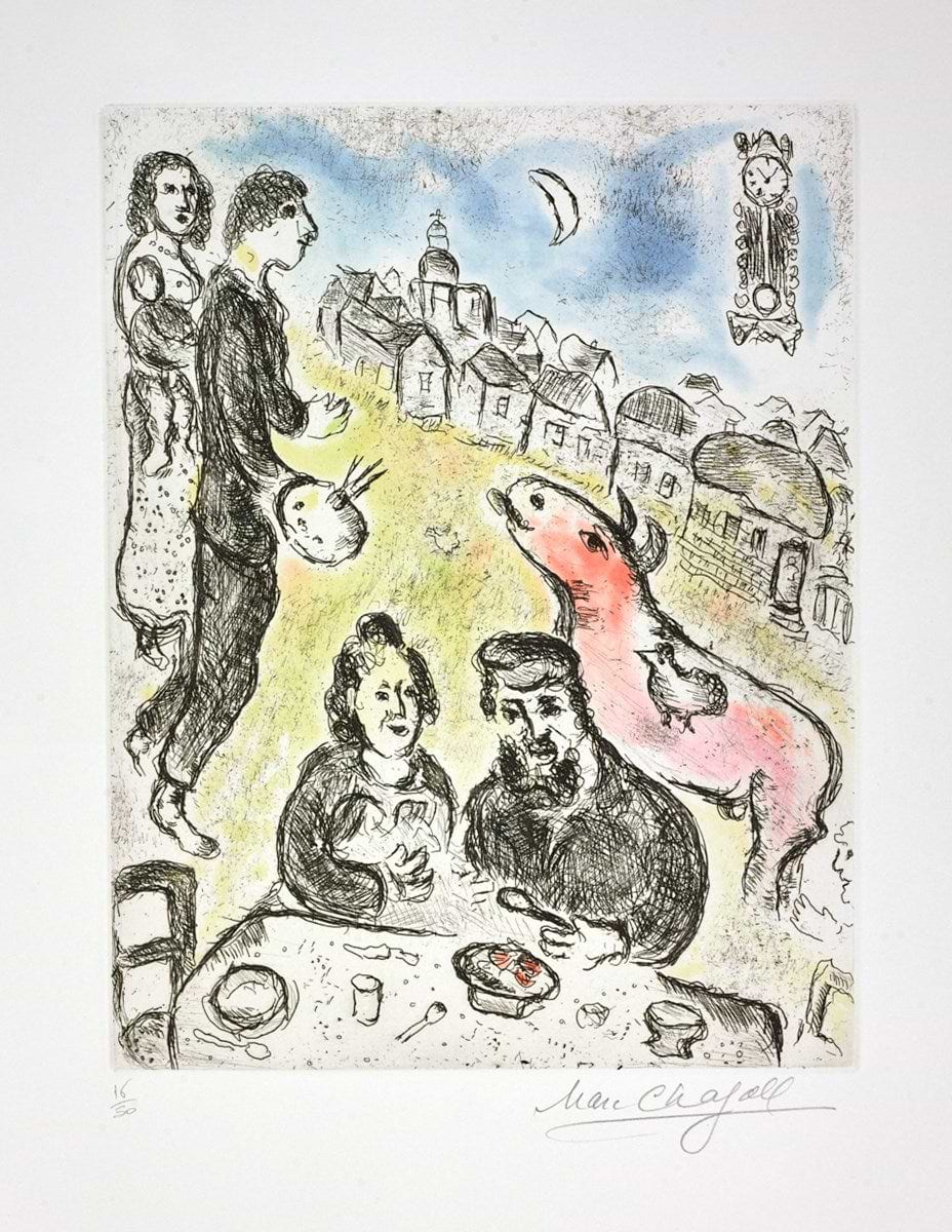 Le Repas | Marc Chagall – Clarendon Fine Art
