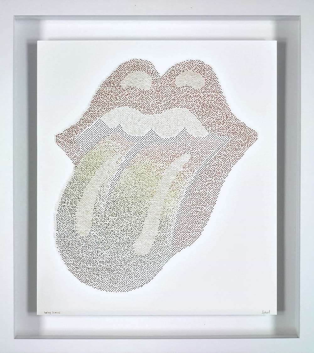 Rolling Stones Rainbow (Framed)
