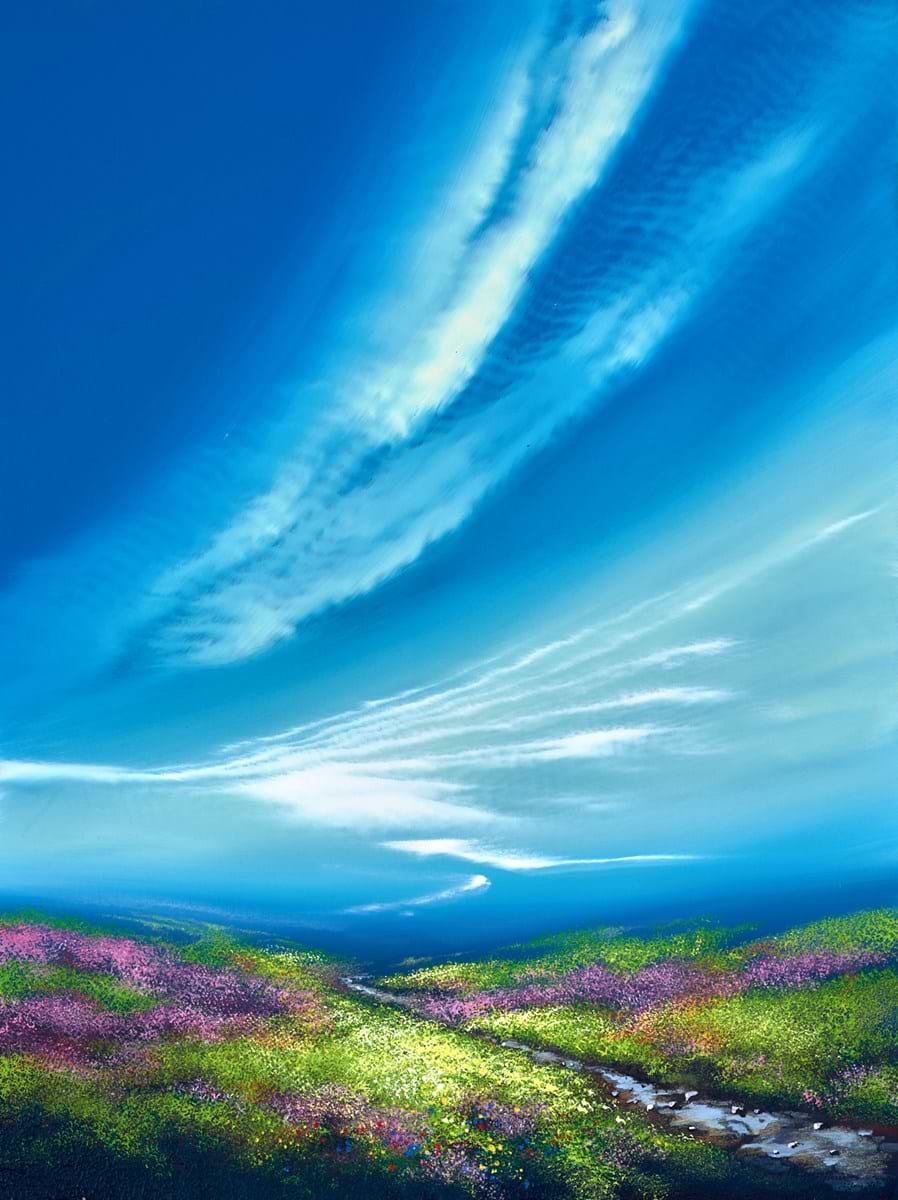 Moorland and Blue Sky III