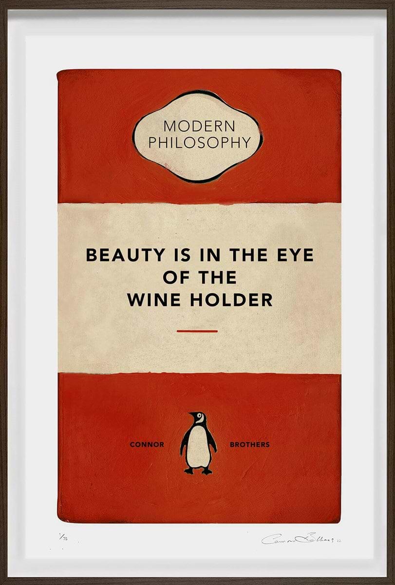 Beauty is in the Eye of the Wine Holder (Framed)