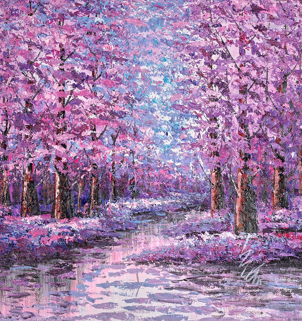 Purple Trees II