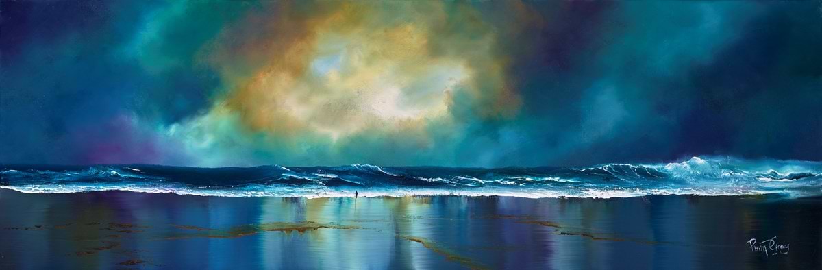 Walking by the Stormy SEA