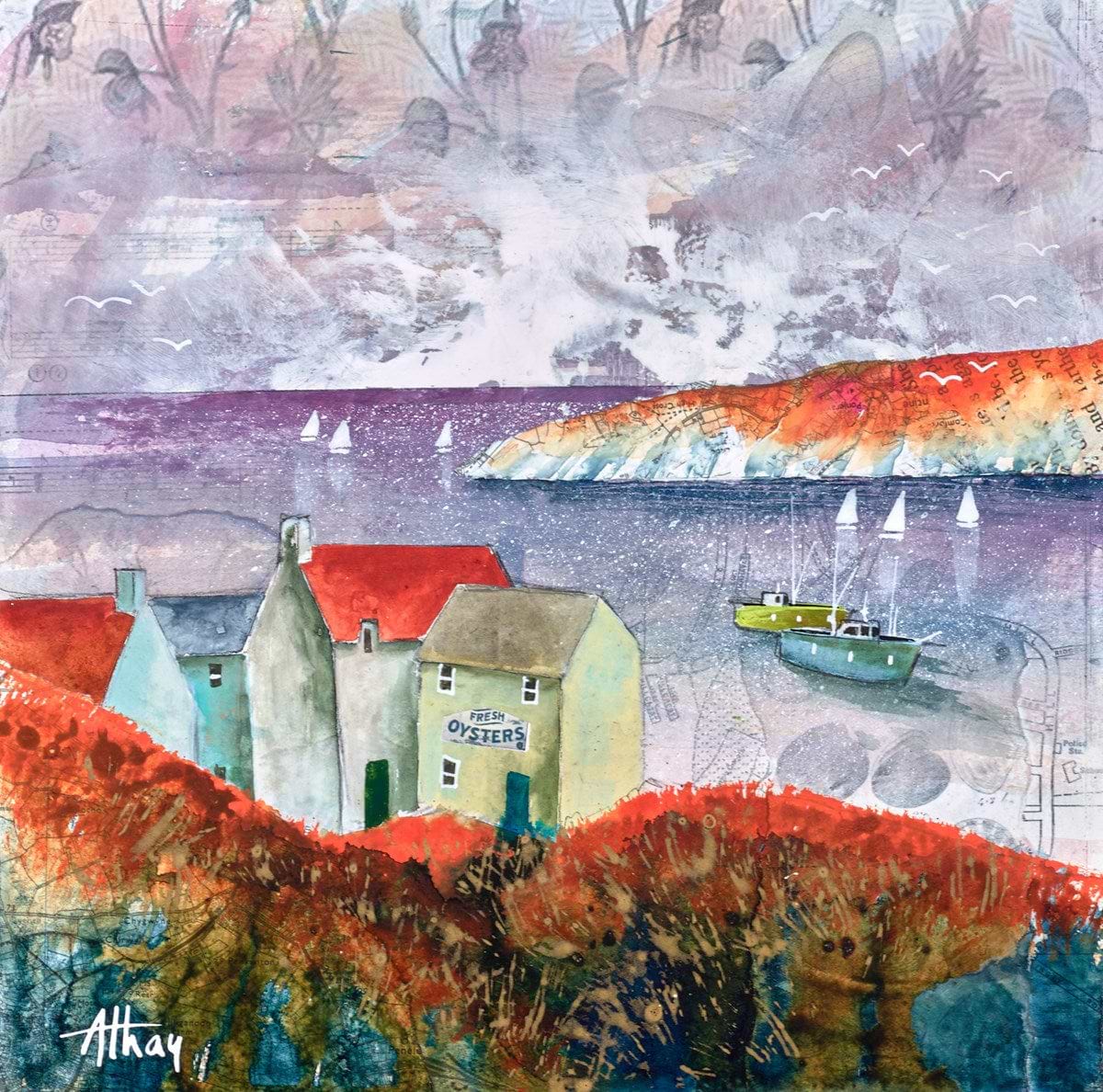 あ*ん様 (A0035)KEITH「風景画」 The Golden Heath | Keith Athay – Clarendon Fine Art