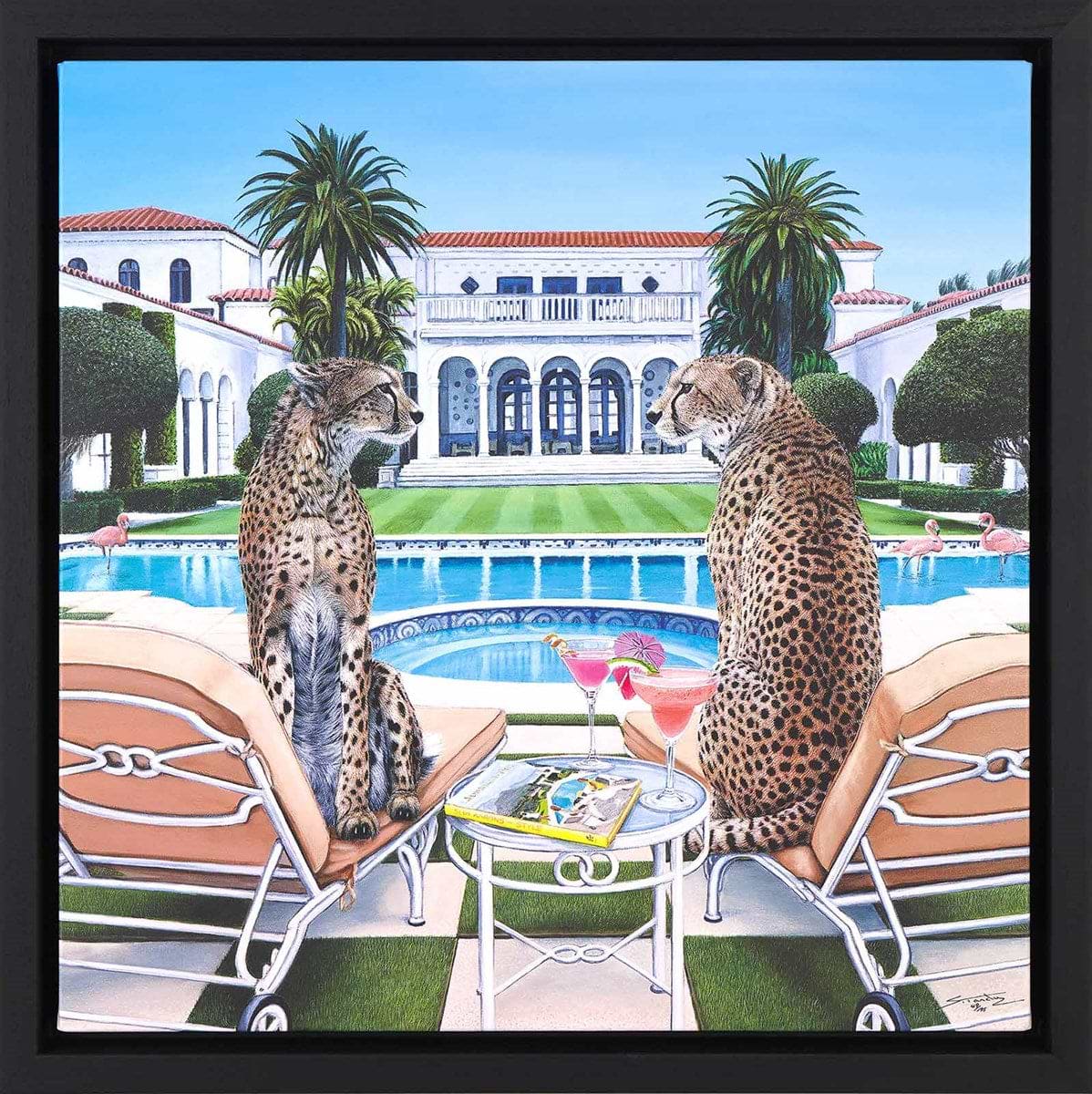 Palm Beach Gossip (Framed)
