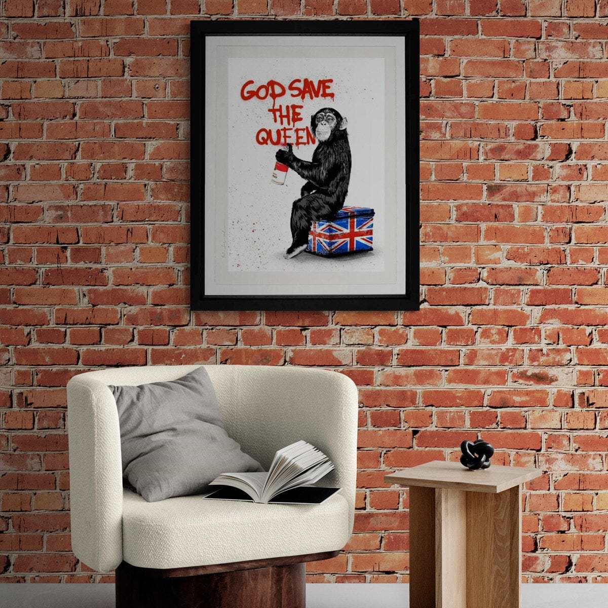 【一点物現代アート】GOD SAVE THE REP＆SKULL QUEEN God Save The Queen | Mr. Brainwash – Clarendon Fine Art