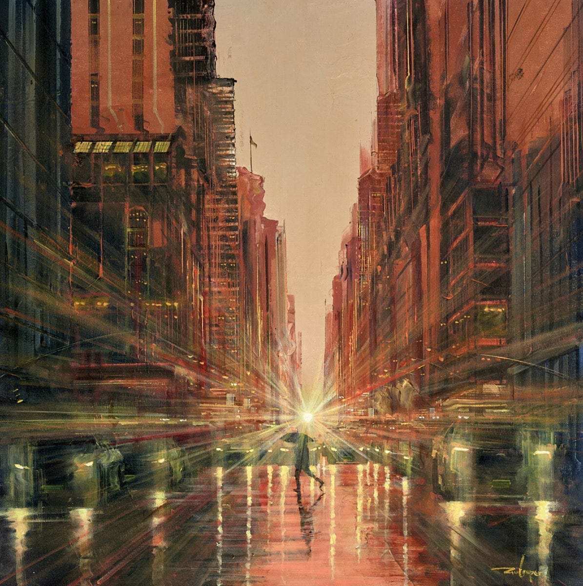 Rainy Sunset