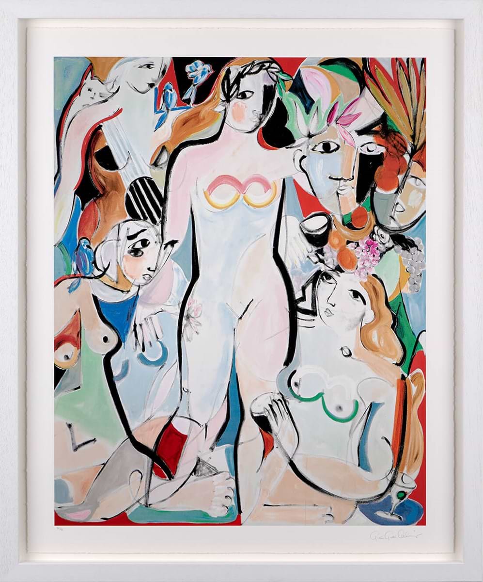 Lines of a Muse II (Framed)