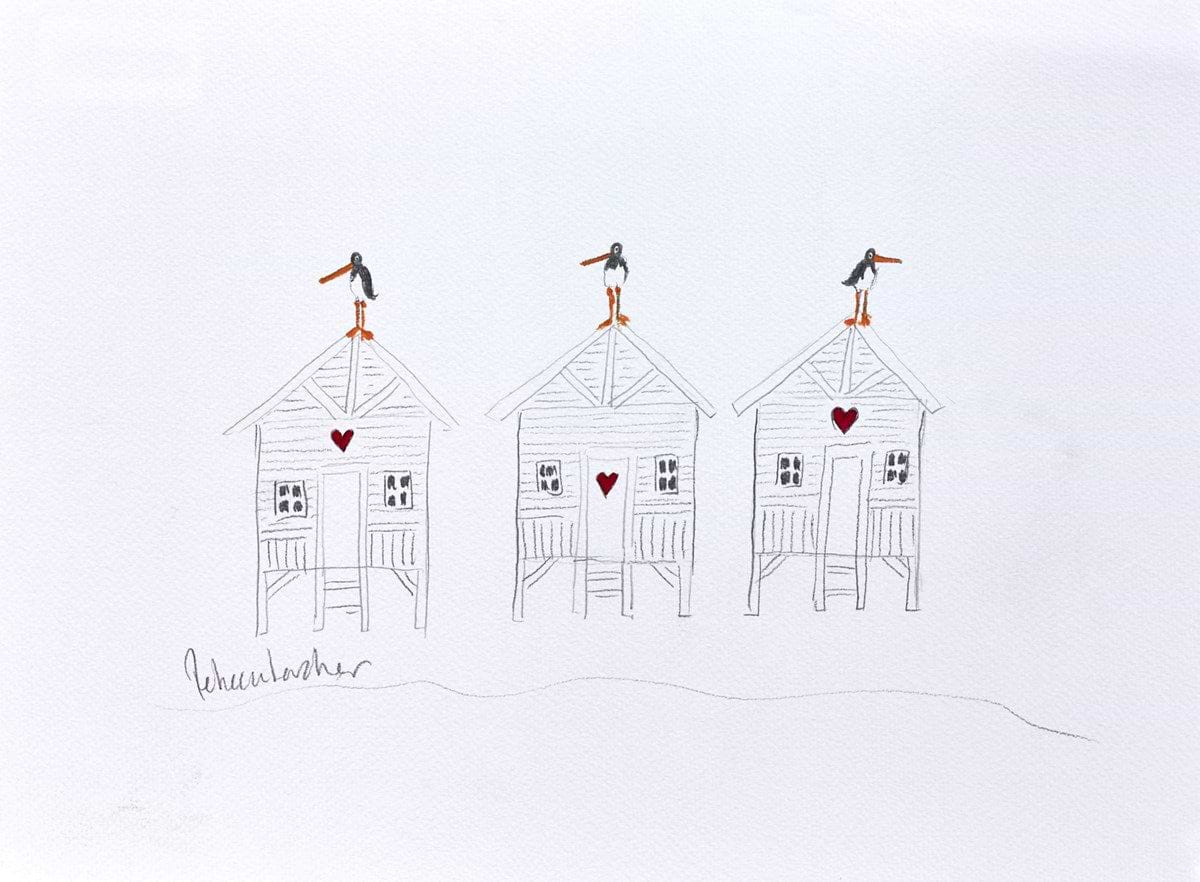 A Bird on each Hut II (sketch)