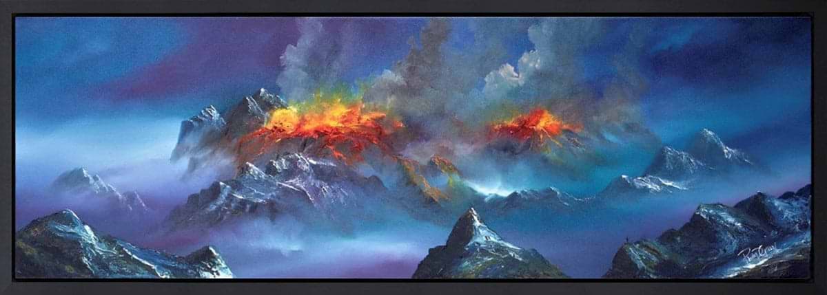 Volcano Fire (Framed)