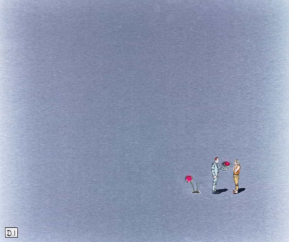Man With Flower III