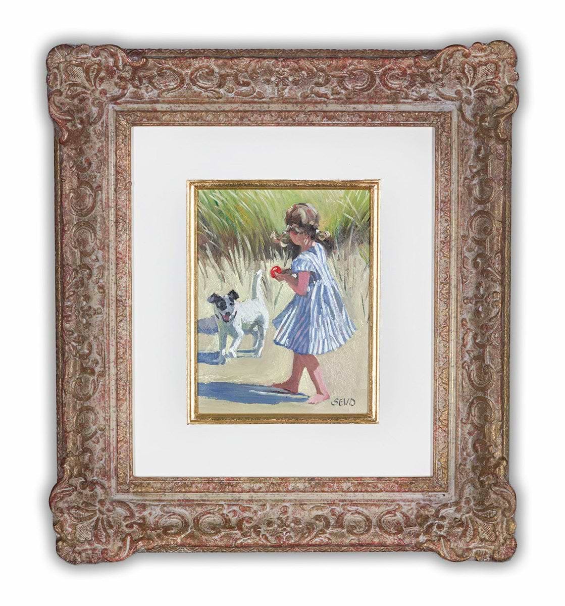 Beach Play (Framed)