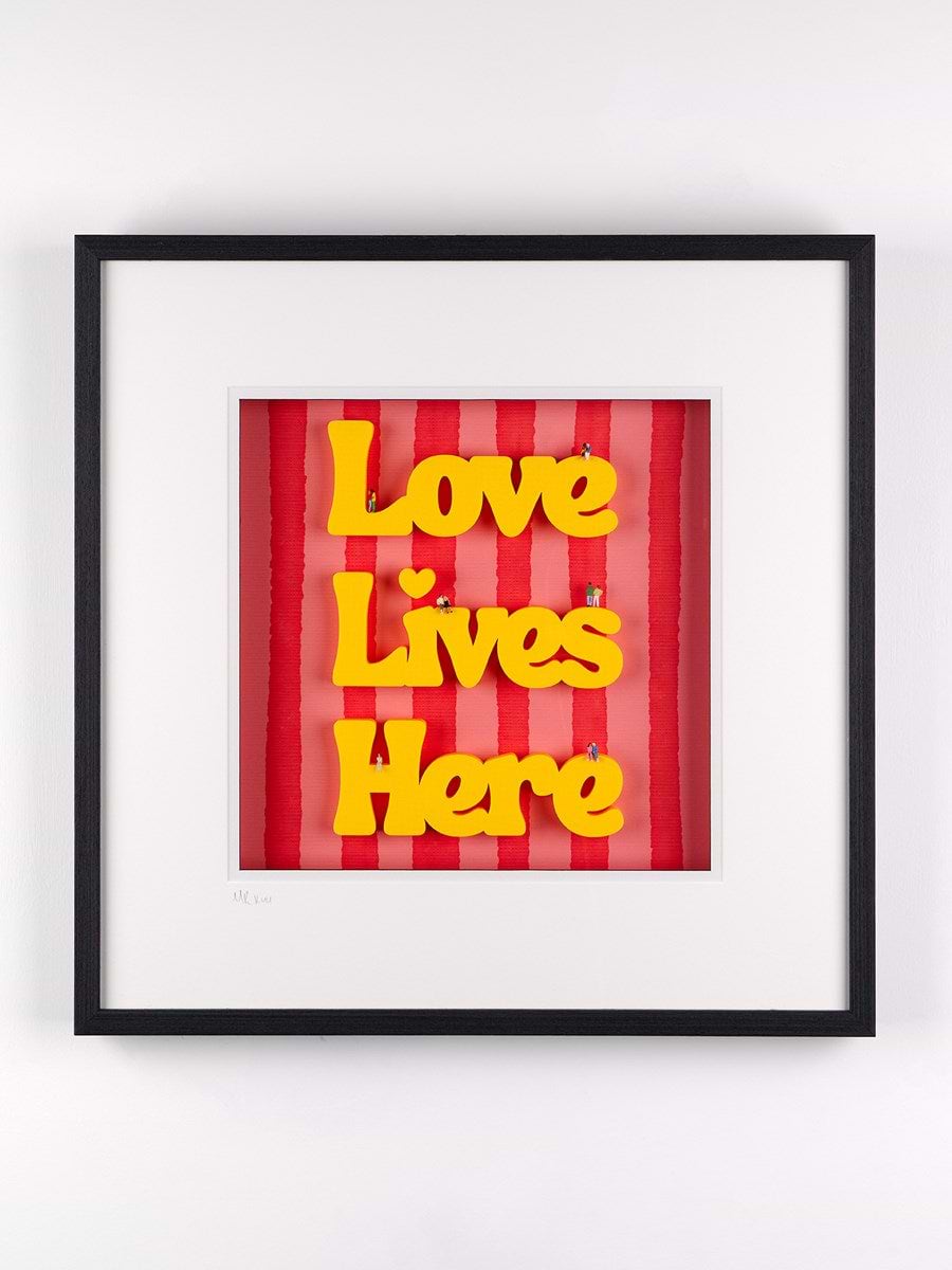 Love Lives Here (Framed)