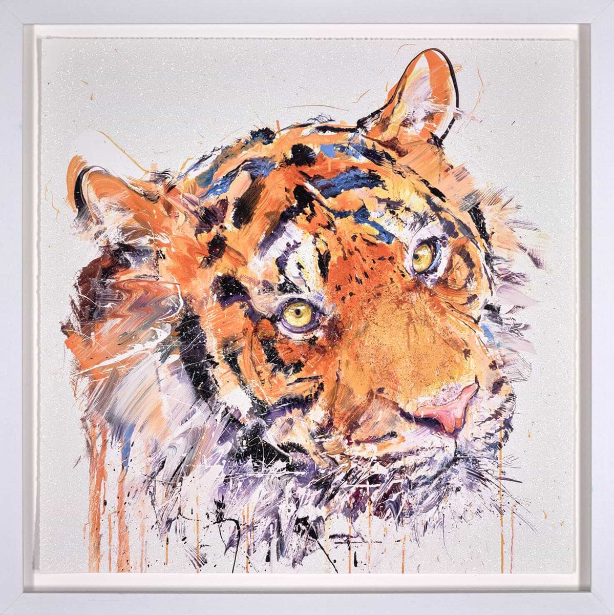 Tiger II Diamond Dust (Framed)