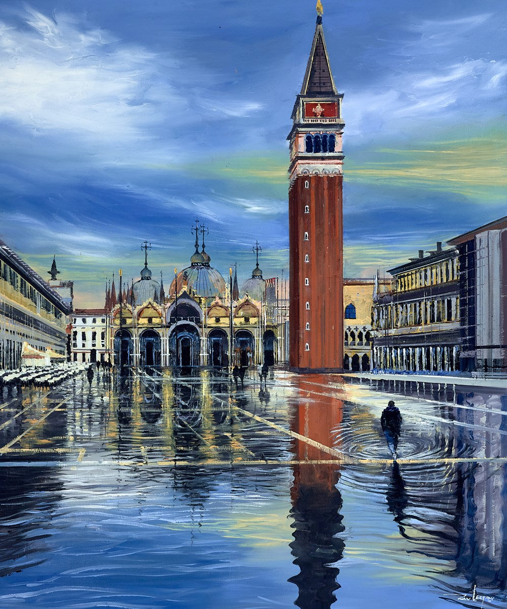 Reflections over the Piazza