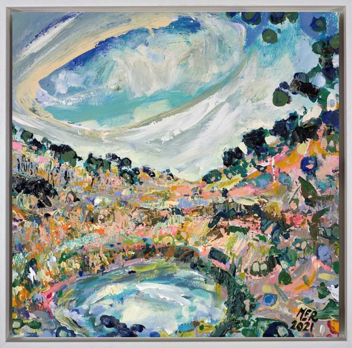 Rock Pool up the Road (Framed)