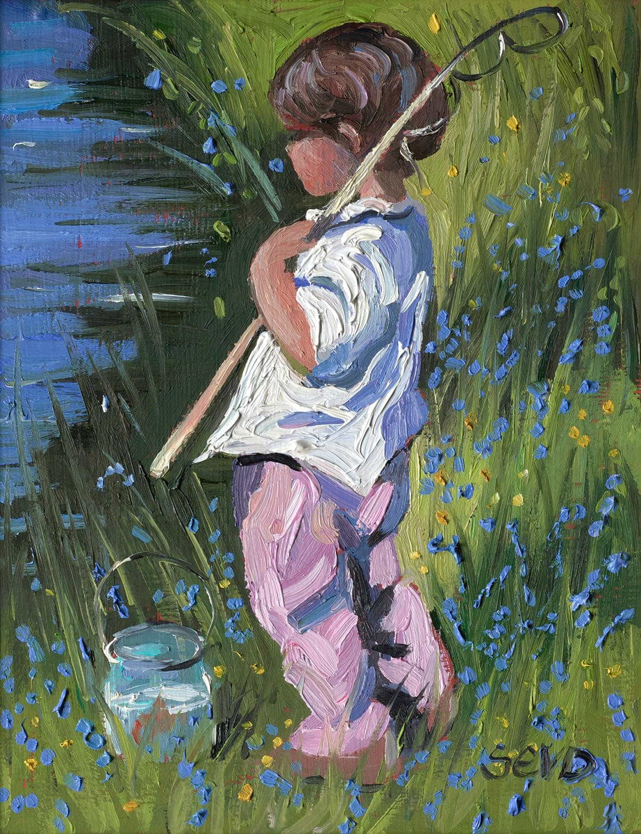 Happy Days by the River (Framed)