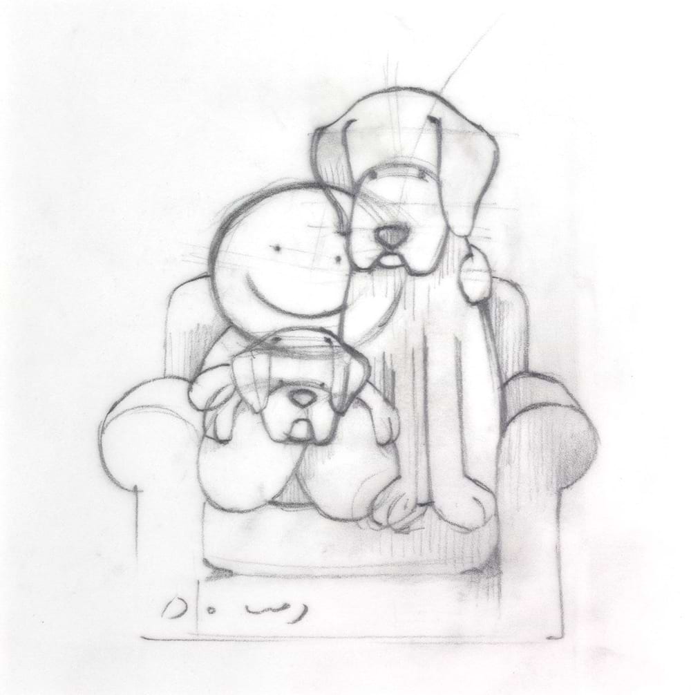 Always by Your Side on Sofa (sketch)