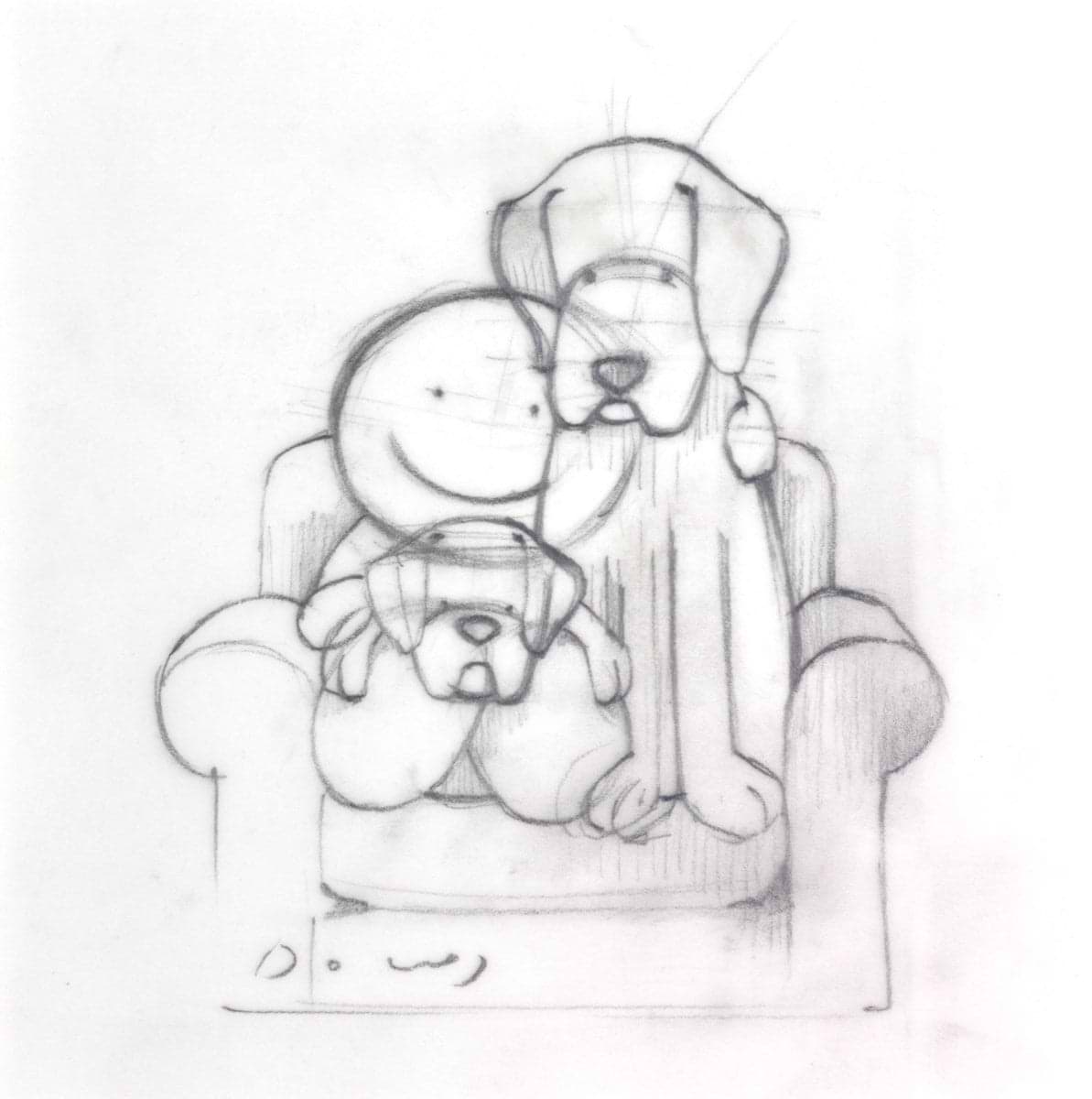 Always by Your Side on Sofa (sketch)