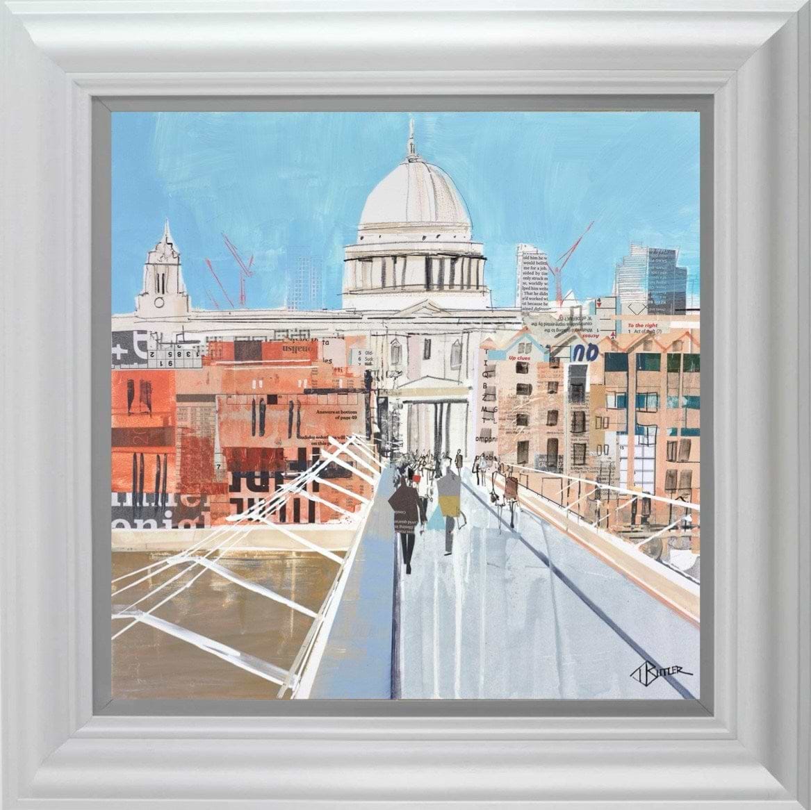 Heading for St Paul's (study) (Framed)