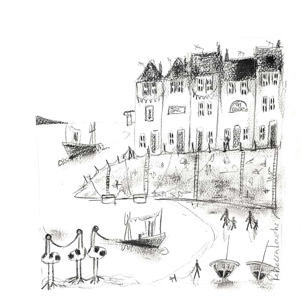 Harbour Scene (sketch)