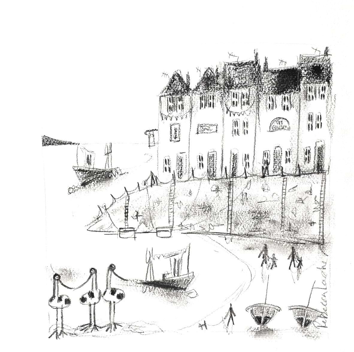 Harbour Scene (sketch)