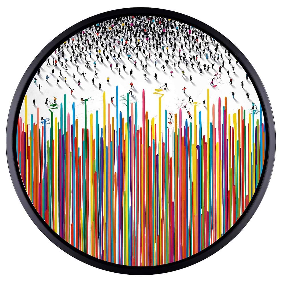 Colourfall (Framed)