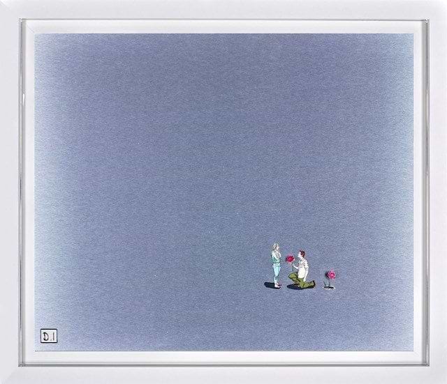 Man With Flowers IV (Framed)