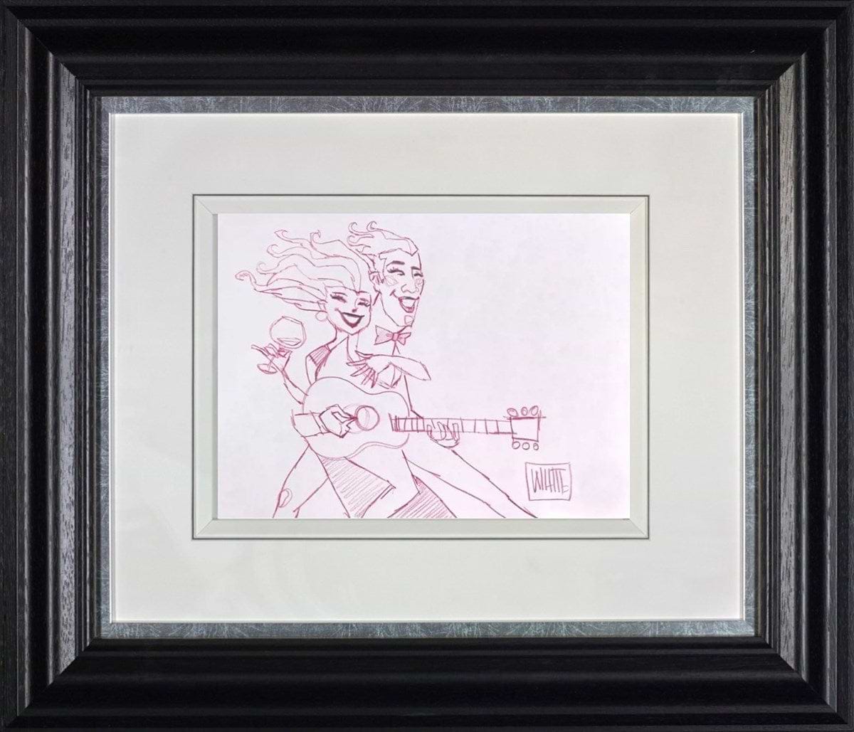 Blow My Hair Back Study (Framed)