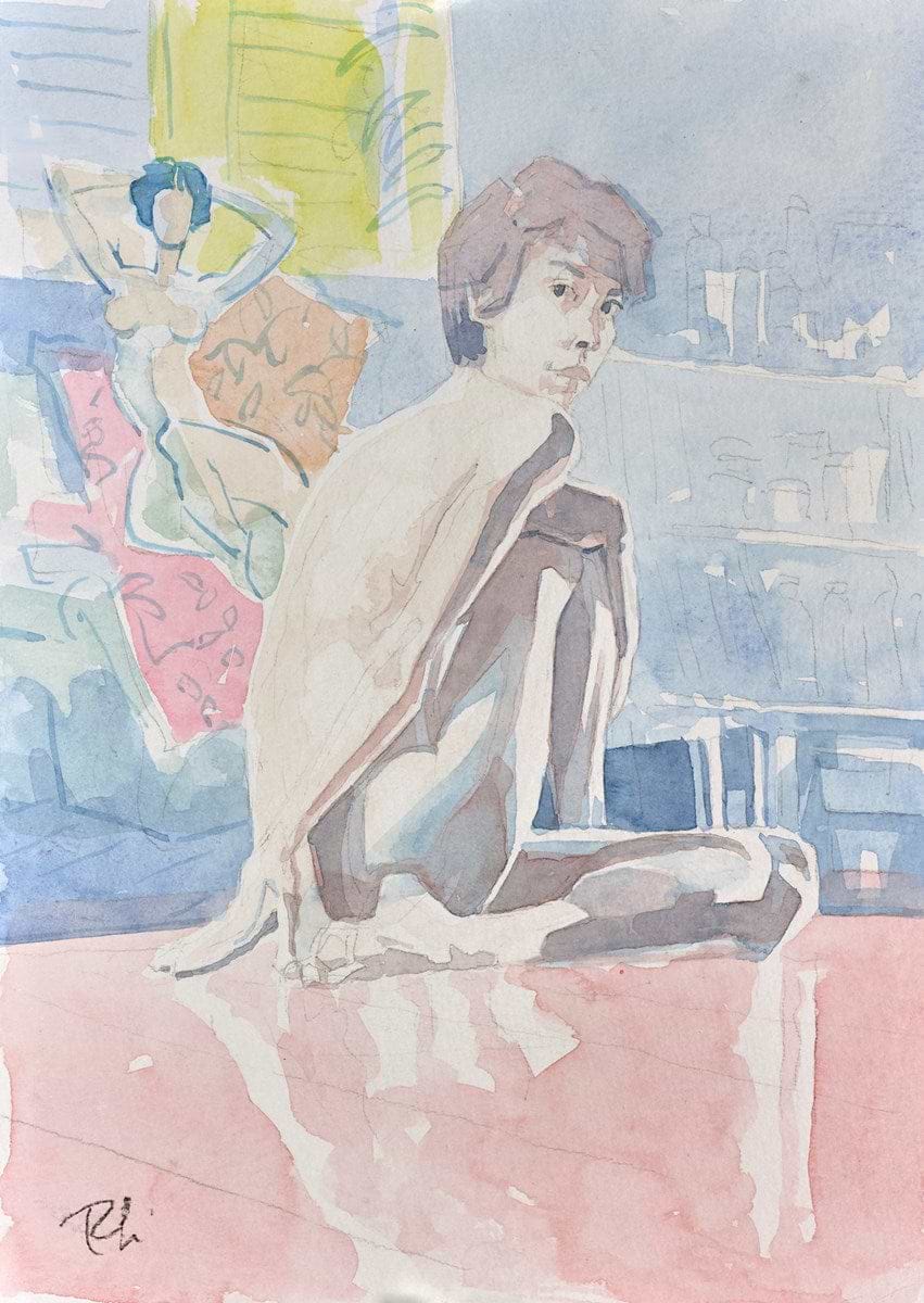 Rebecca in the Studio II