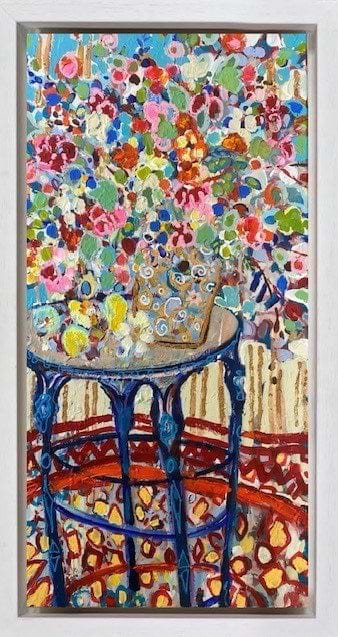 Maxine's Flower Table (Framed)