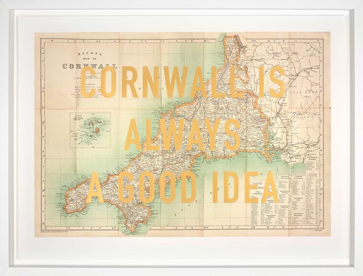 Cornwall Is Always A Good Idea (Framed)
