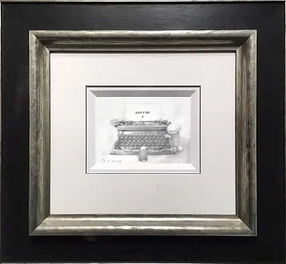 Love You Too, Typewriter (Sketch) (Framed)