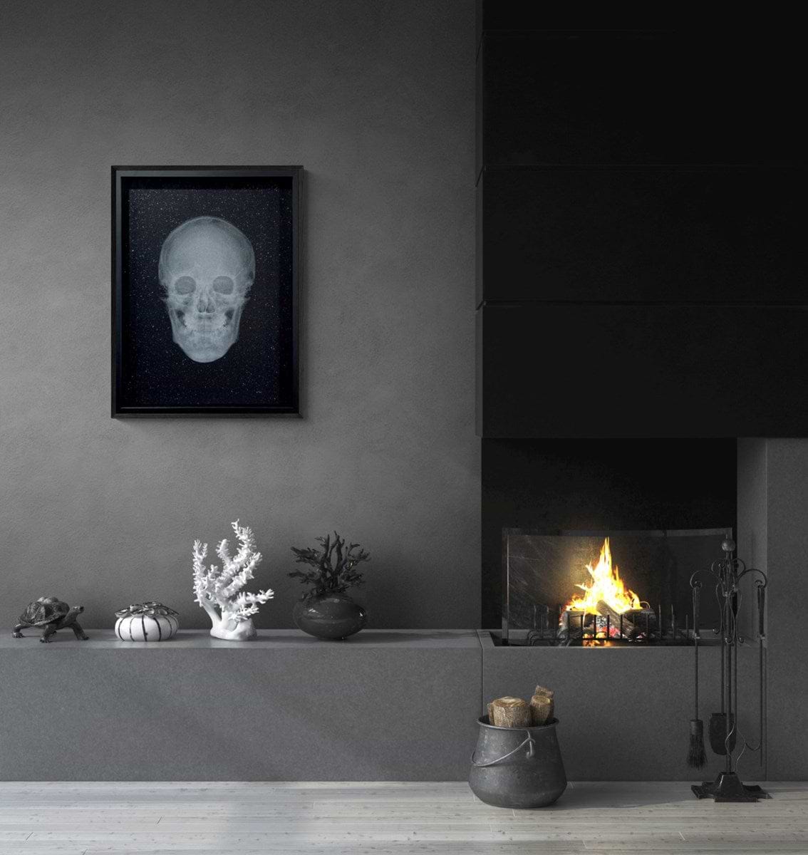 Crystal Skull (White on Black) (Roomset)