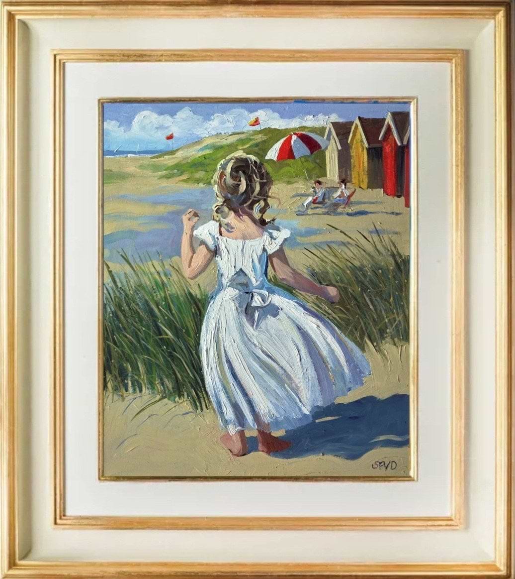 Idyllic Days by the Sea (Framed)
