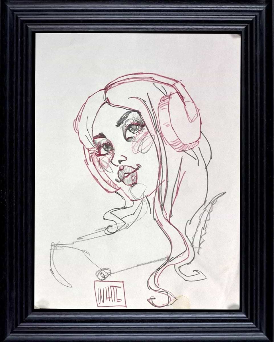 Rodeo Sketch (Framed)