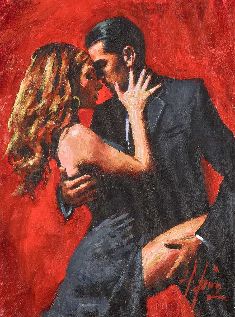 Tango In San Telmo VII | Fabian Perez – Clarendon Fine Art