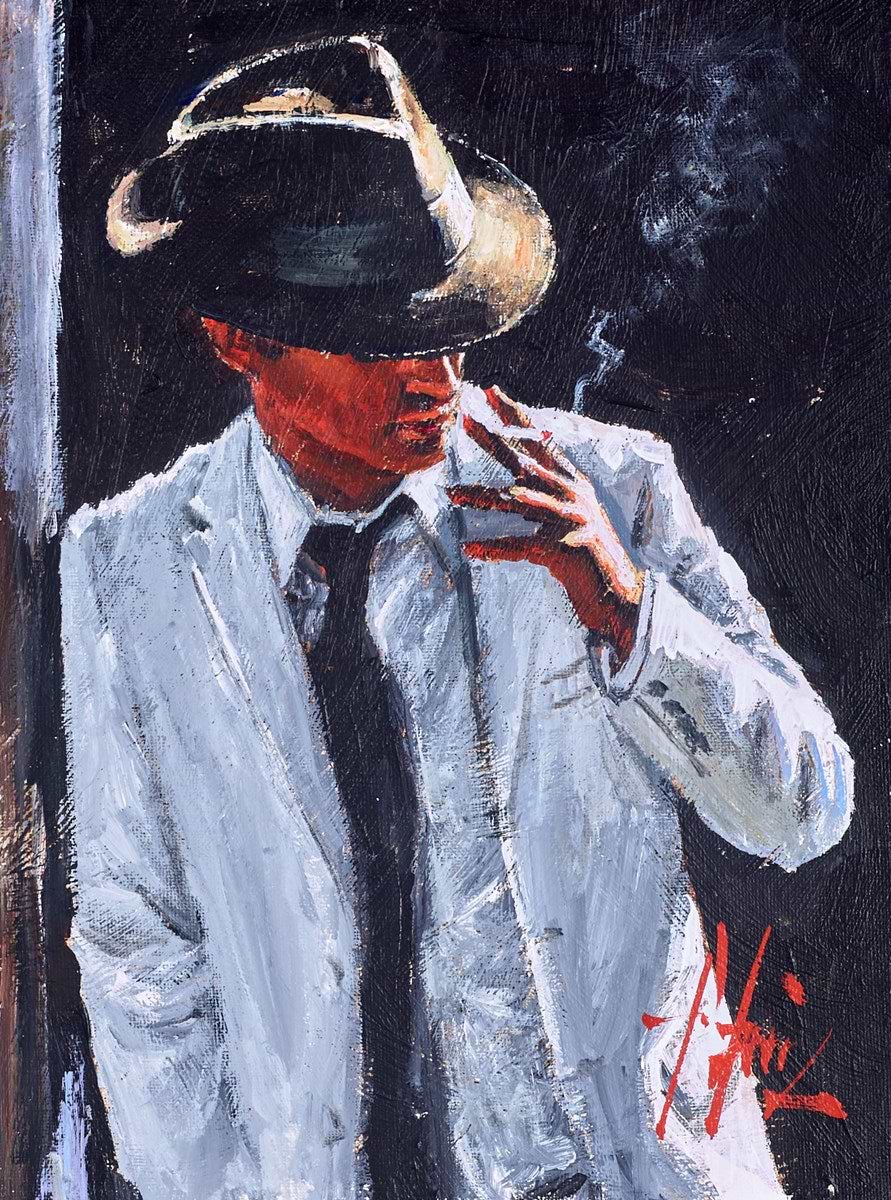 Marcus with Hat and Cigarette II