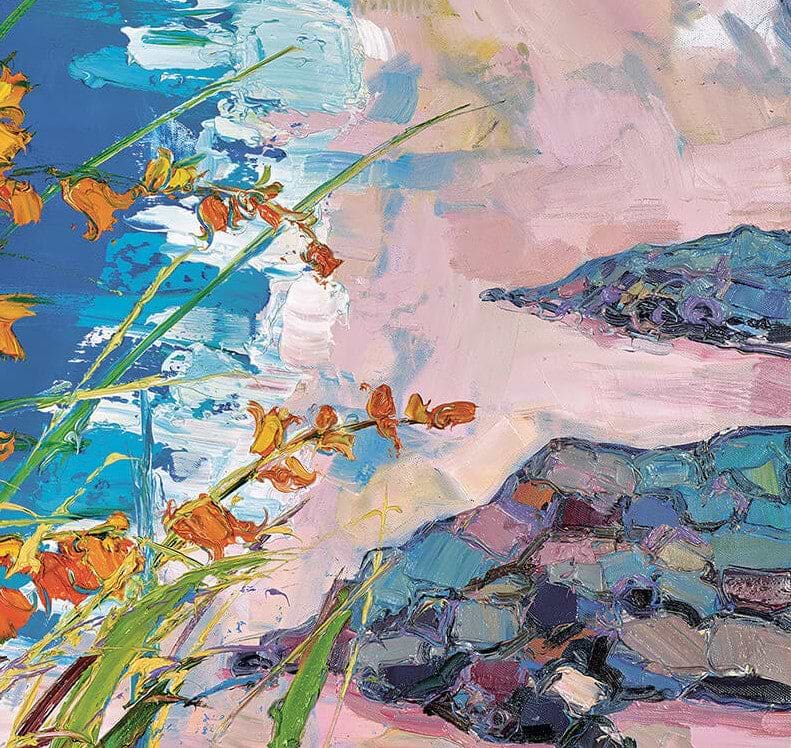Summer Flowers By The Beach