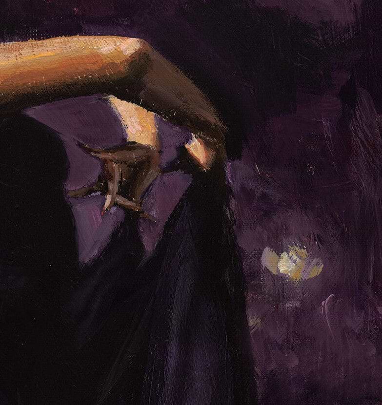 Colours Of Flamenco (Purple) | Fabian Perez – Clarendon Fine Art