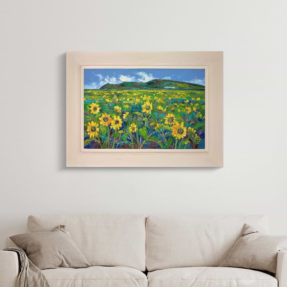 Sunflowers At Rhossili, Gower Peninsula